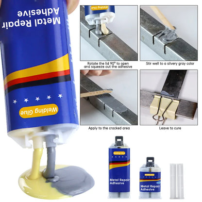 High Strength AB Glue – Cold Welding & Metal Repair Sealant for Plastic and Industrial Repairs