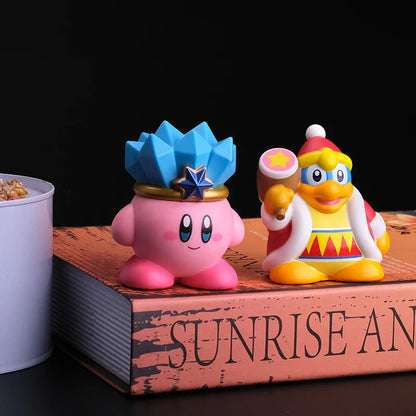 8pcs Star Kirby Anime Figure Set – Cute Pink Mini Figures Collectible Toy for Kids’ Gifts