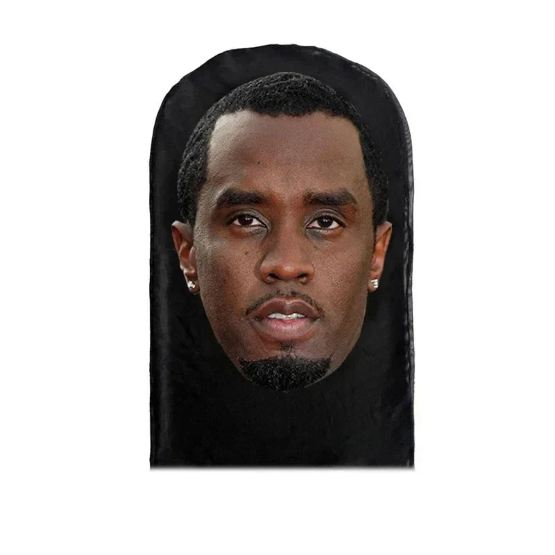 3D Realistic Face Mask - Celebrity Style Full Face Stretch Mesh Cosplay Balaclava for Role Play, Hip Hop & Costume Events