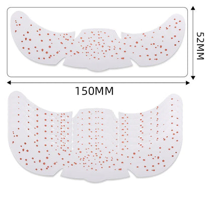 6pcs Metallic Fake Freckles Temporary Tattoos — Gold & Silver Face Stickers for Makeup and Hot Stamping