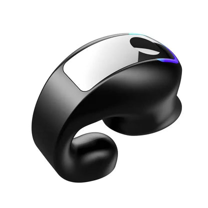 Wireless Bluetooth Earphone Clip – Bone Conduction TWS Headset with Mic, Sport Noise-Canceling High-Quality Auriculares