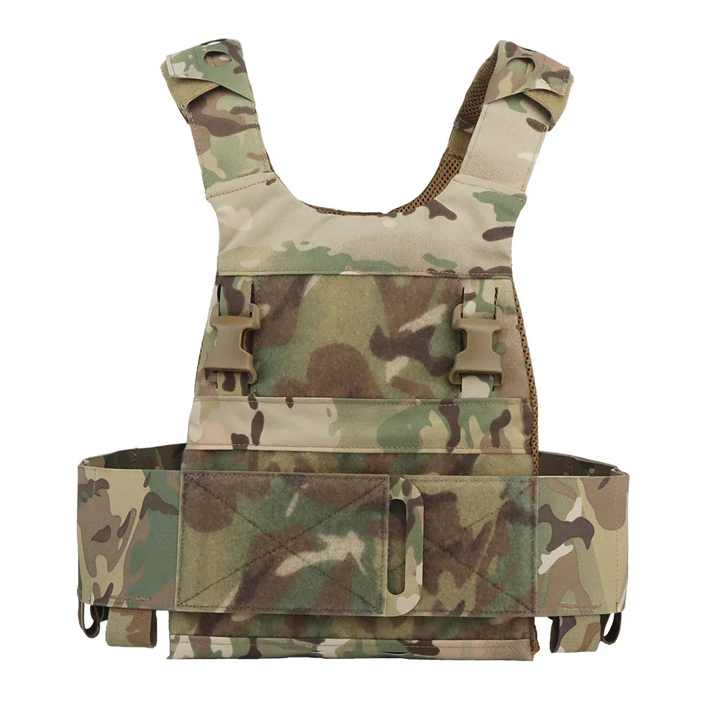 FCPC Tactical Vest Ferro – Lightweight Folding Airsoft Plate Carrier with Breathable Design, Portable Hunting Mag Pouch & Army Equipment