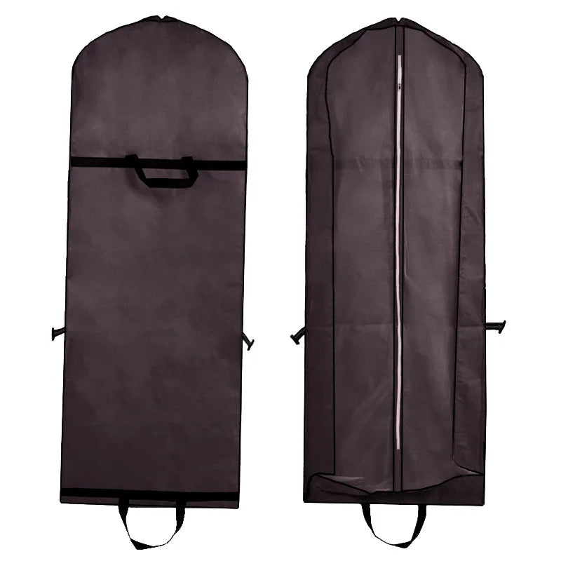 150cm Waterproof Dress Cover - Foldable Dustproof Garment Storage Bag for Dresses & Clothing Protection
