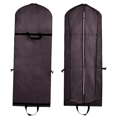 150cm Waterproof Dress Cover - Foldable Dustproof Garment Storage Bag for Dresses & Clothing Protection