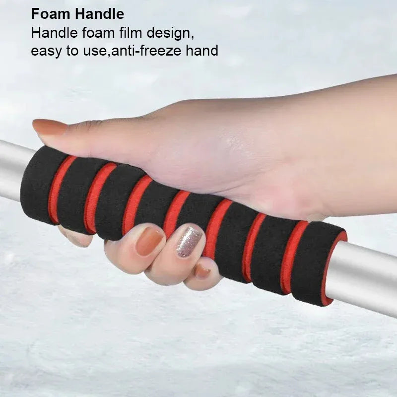 Winter Car Snow Shovel & Ice Scraper – Extendable Detachable Windshield Cleaning Brush Tool