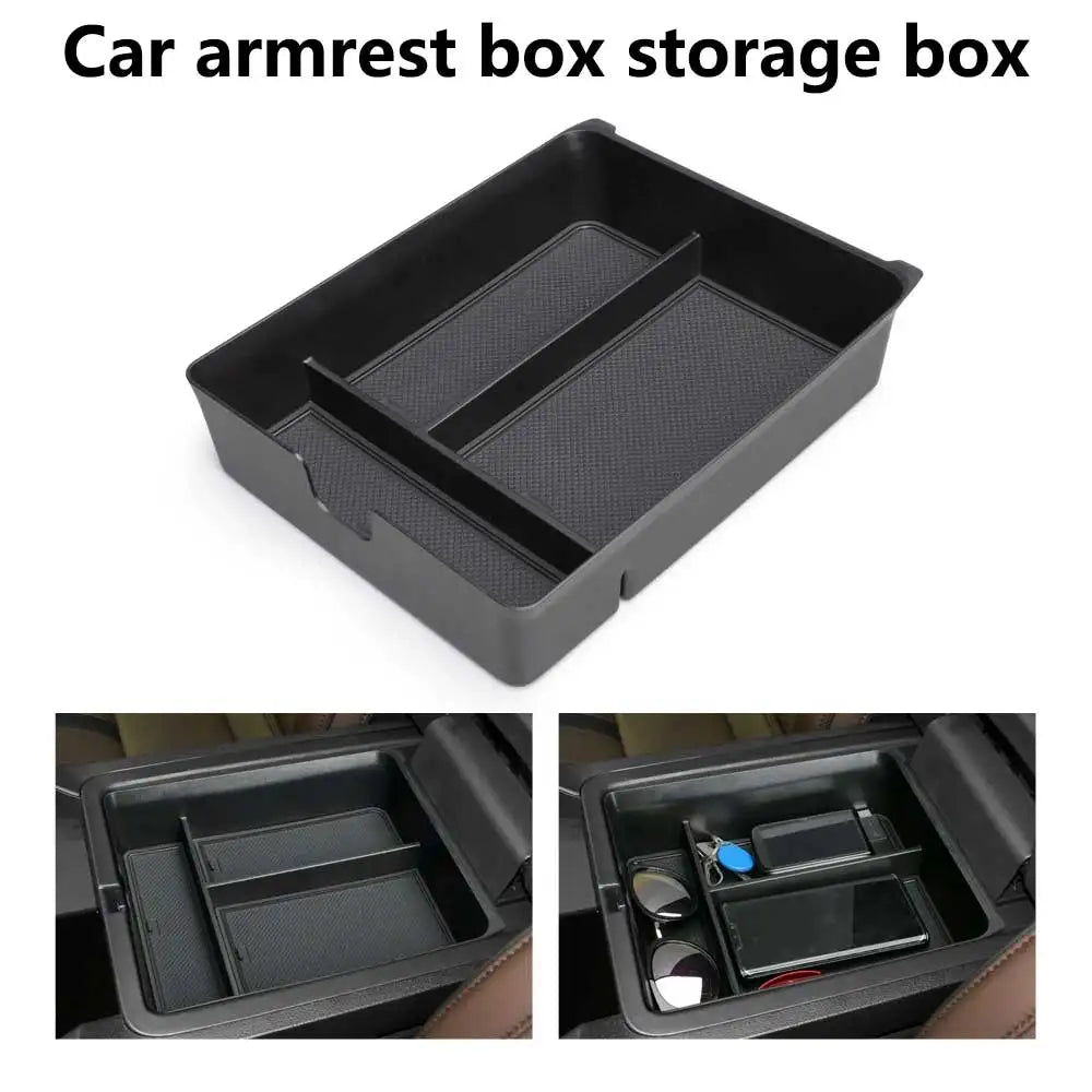 Car Armrest Box Center Console Storage Tray for Honda Pilot 2023–2025, Passport 2024–2026 & Ridgeline 2024–2025 Interior Organizer
