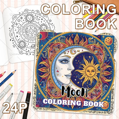 MOMN Cozy Spaces Coloring Book - Cute Adult Relaxation Coloring Pages with Daily Activities and Creative Patterns