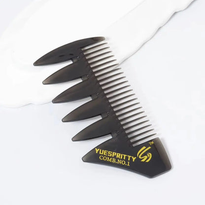 Wide Tooth Comb for Men – Hairdressing, Trimming & Styling Tool for Real Hair Wigs