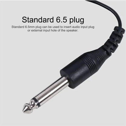 Clip-On Audio Jack Pickup – Acoustic Guitar/Mandolin/Violin/Banjo/Ukulele Sound Transducer with 2.5M Cable Instrument Amplifier Microphone