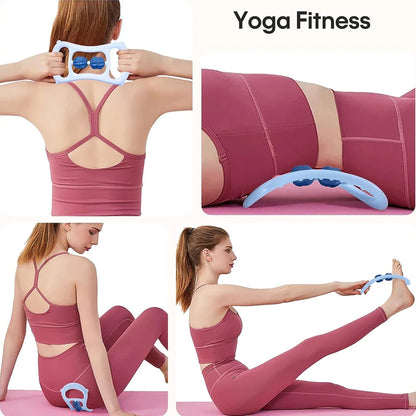 Portable Round Massager Roller – Waist, Abdominal & Leg Clip Tool for Cellulite, Stovepipe & Meridian Massage