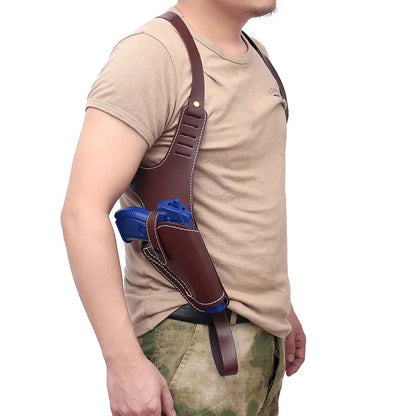 Tactical Shoulder Holster - Underarm Concealed Handgun Carry Pouch with Magazine Holder for Hunting & Outdoor Use