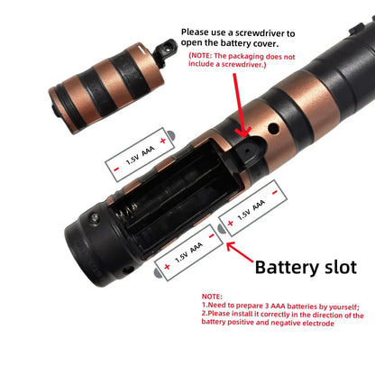 7-Color Retractable Lightsaber Toy - LED Role Play Sword with Sound Effects & Light Show for Halloween, Birthday & Christmas Gifts