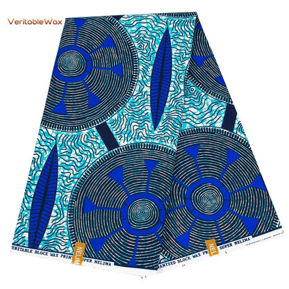 African Ankara Wax Print Fabric - Retro Double Print Patchwork Sewing Material for DIY Clothing