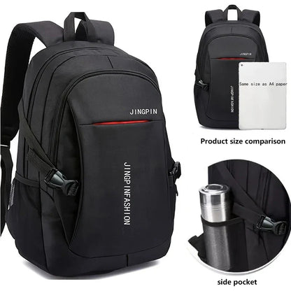Men’s Waterproof Oxford Backpack – Business, School & Casual Travel Rucksack