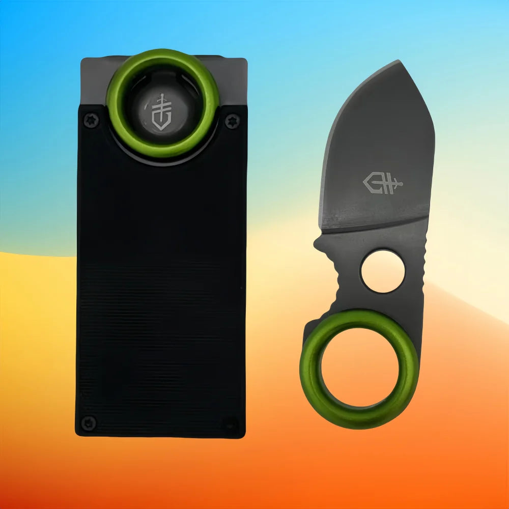 Portable Pocket Knife – EDC Camping Multi-Tool, Fixed Blade Mini Fruit Knife (No Carabiner)