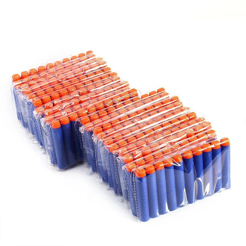 100/50PCS 7.2cm Foam Refill Darts for Nerf N-Strike Elite Blasters – Soft Bullet Toy Gun Accessories for Kids