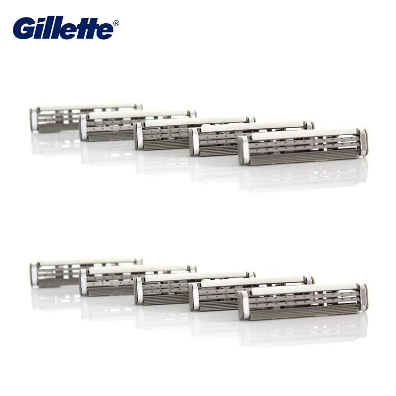 Gillette Sensor Excel Razor Blades for Men - Replacement Shaving Cartridges, 10/20 Count for Face Hair Removal
