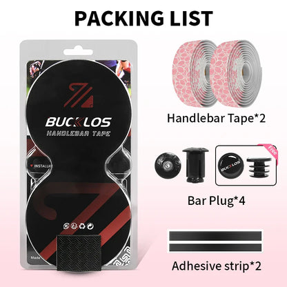 BUCKLOS Road Bike Handlebar Tape – Soft Non-Slip Drop Bar Strap for Gravel, Racing & Speed Bicycles