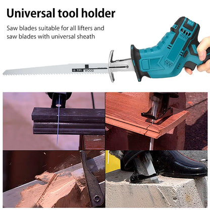10PCS Reciprocating Saw Blades - Multi Material Cutting Set for Wood Metal Plastic Pipe and Power Tools