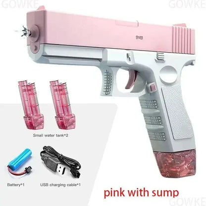 Summer Water Gun - High-Pressure Non-Electric Automatic Water Pistol Beach Toy for Kids