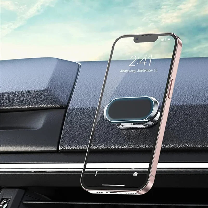 Magnetic Car Phone Holder - Universal Phone Mount Stand for iPhone 15/14/13/12/11 Samsung Redmi Devices