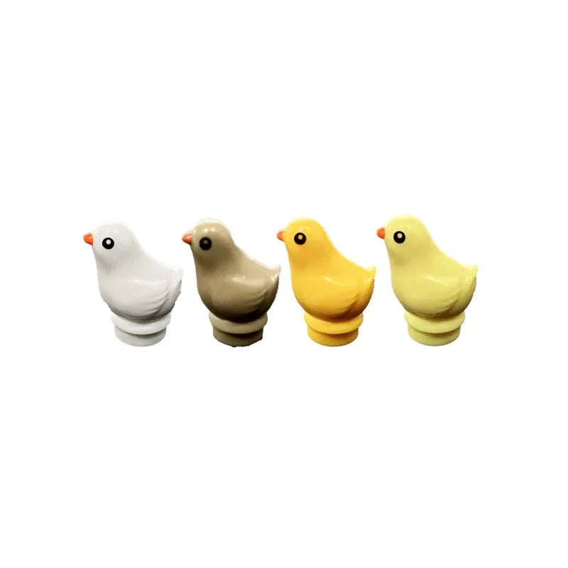 MOC Animal Scene Building Blocks – Zoo & Wildlife DIY Toy Bricks with Ducks, Cats, Dogs, Penguins, Eagles, Wolves, Bears, Deer, Sharks, Snakes, Mice, Sheep (K055)