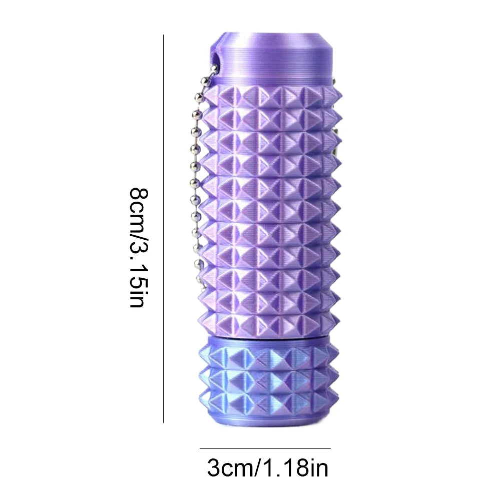 Little Ouchies Mini Spiky Fidget Keychain – Pocket Stress Relief Stim Toy for Anxiety, Venting & Positive Gift Idea