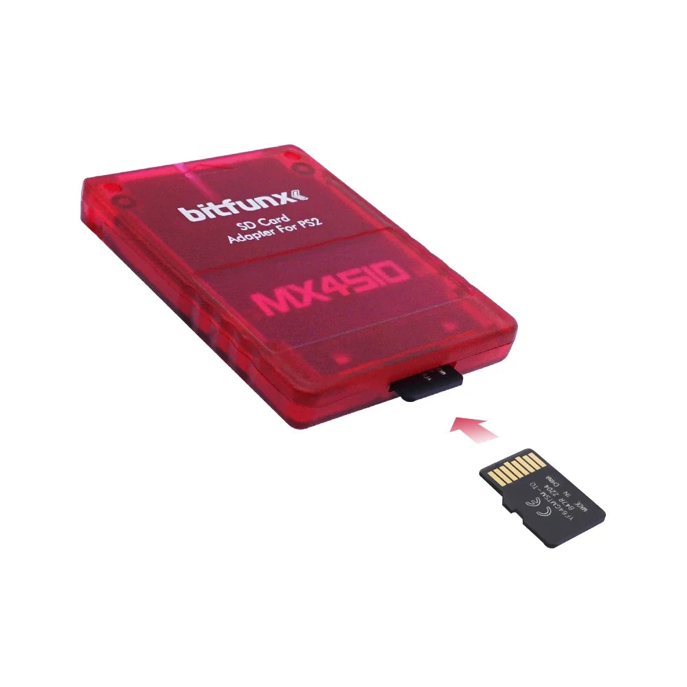 MX4SIO PS2 Memory Card Adapter - SIO2SD TF/SD Card Reader for PlayStation 2 Game Console Storage