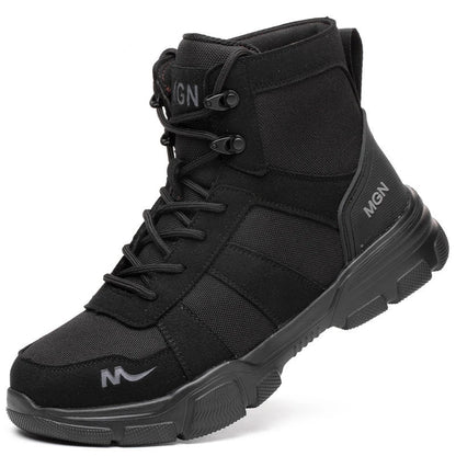 Indestructible Work Boots – Steel Toe Safety Shoes for Men & Women, Puncture-Proof, Non-Slip Sneakers for Work
