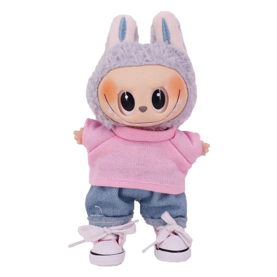 3.8cm Doll Shoes for 17cm Labubu Plush Doll – Accessories Gift for Girls