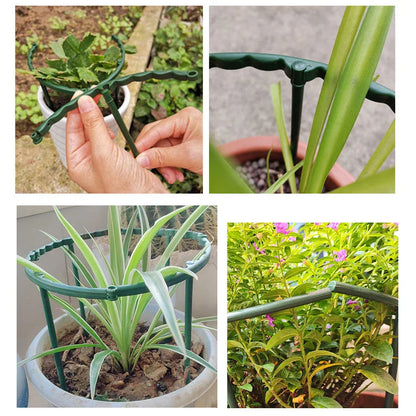 Plastic Garden Plant Support Cage Flower Stand Holder - Semicircle Greenhouse Orchard Fixing Rod - Essential Gardening Bonsai Tool
