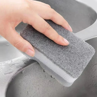 Magic 3-Layer Cleaning Sponges - Reusable Kitchen Scrubbing Pads for Pots, Pans & Dishwashing