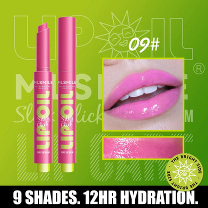 MLSMILE Multi-Color Silky Click Hydrating Lip Gloss – High-Shine, Long-Lasting Radiant Lip Care
