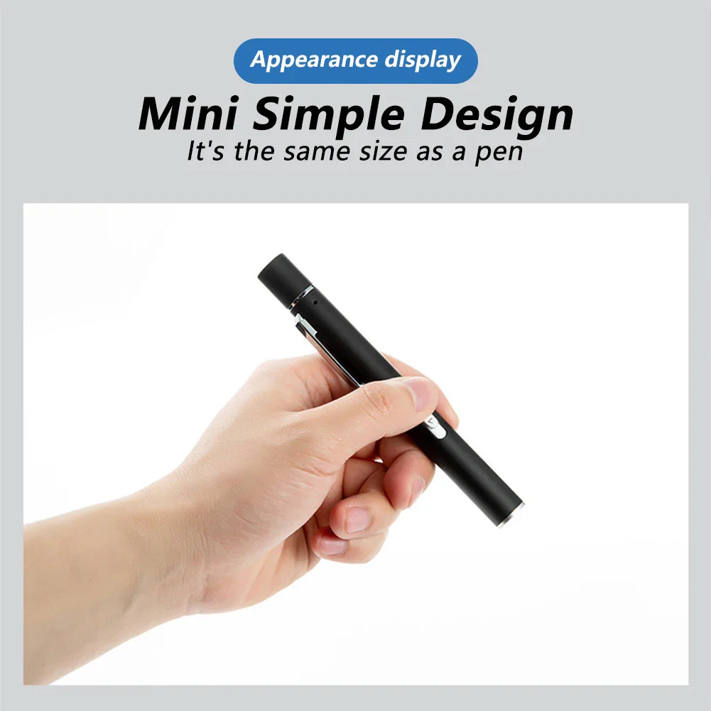 USB Rechargeable Medical Pen Light | Mini Nursing LED Flashlight with Stainless Steel Pocket Clip
