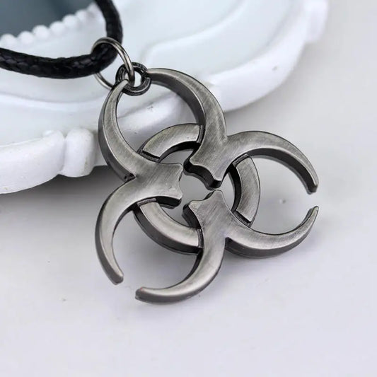 Resident Evil Symbol Necklace - Unisex Pendant Chain for Cosplay, Parties & Fan Gifts