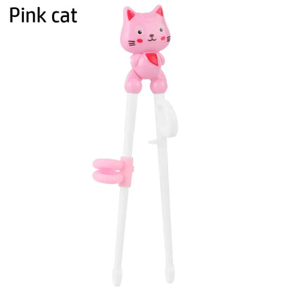 Cartoon Kids Training Chopsticks - Cute Plastic Learning Chopsticks for Correct Eating Practice