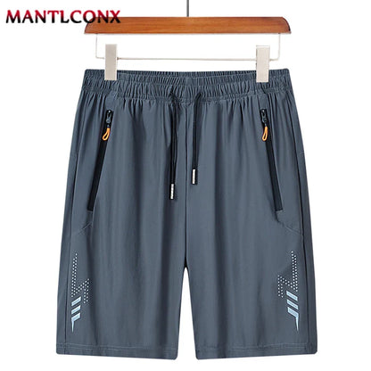 Men's Summer Sport Shorts – Cool Running, Gym & Fitness Training Shorts in Black and Gray