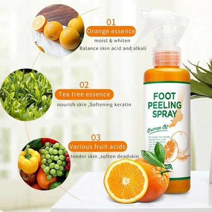 110ML Foot Exfoliating Gel - Cuticle Remover Dead Skin Softener Callus Removal Pedicure Foot Mask for Smooth Feet
