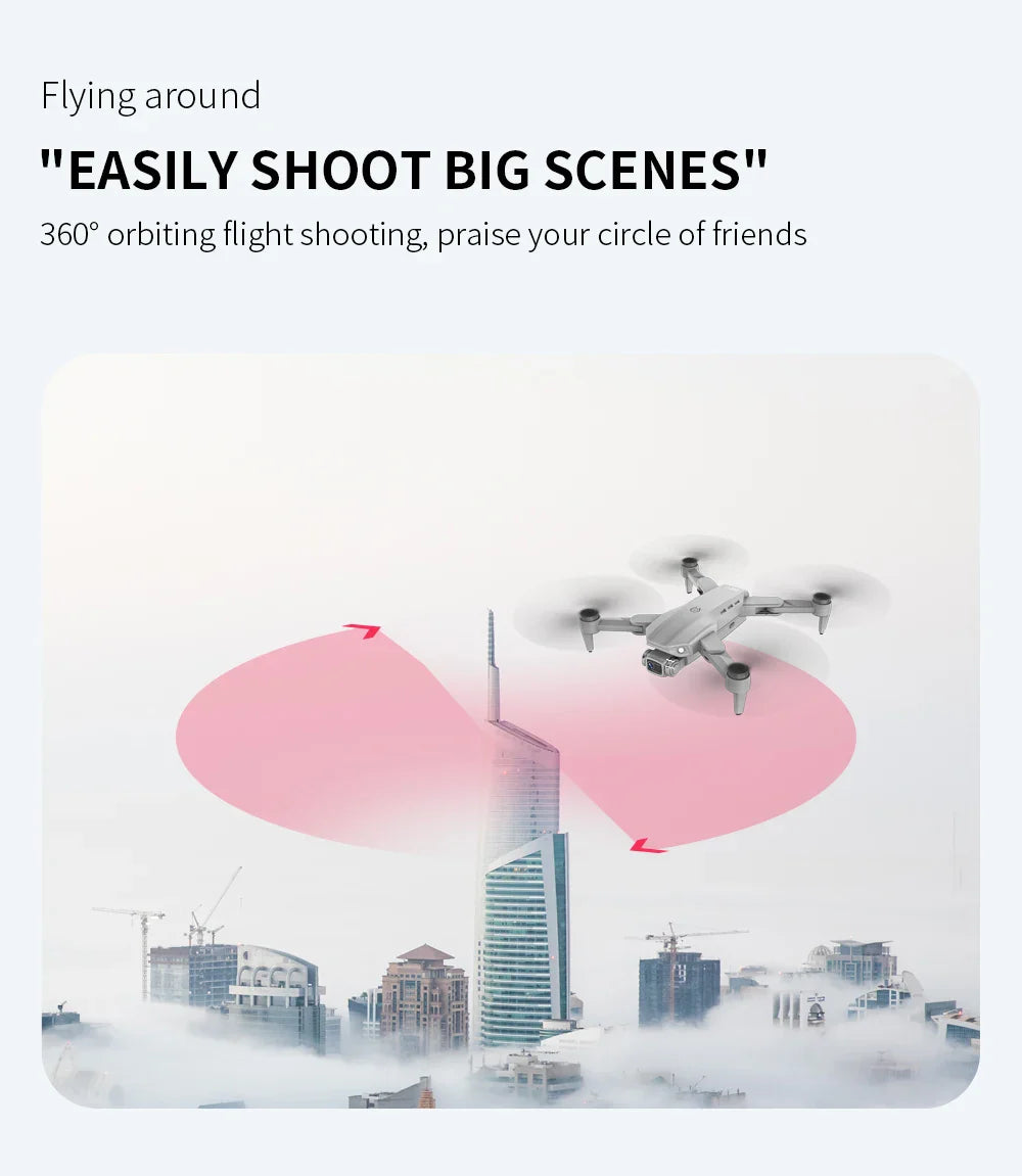 LYZRC L900 PRO GPS Drone – 4K HD Dual Camera, 5G WiFi, Brushless Motor, FPV Quadcopter, Foldable Aerial Photography Drone