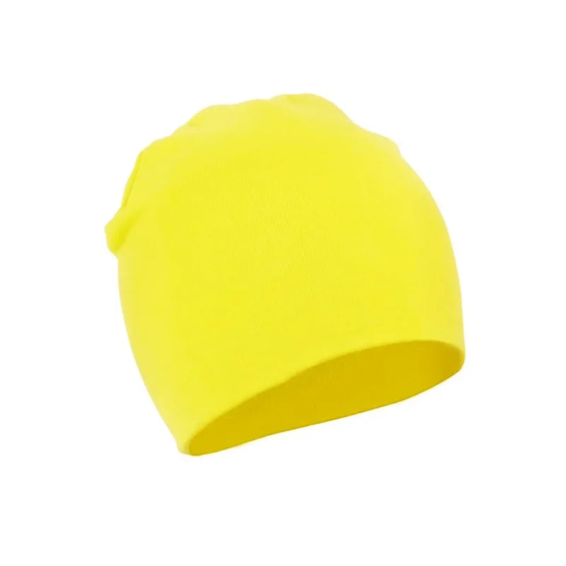 Baby Cotton Beanie Hat - Soft Candy Color Cap for Newborns, Toddlers & Kids