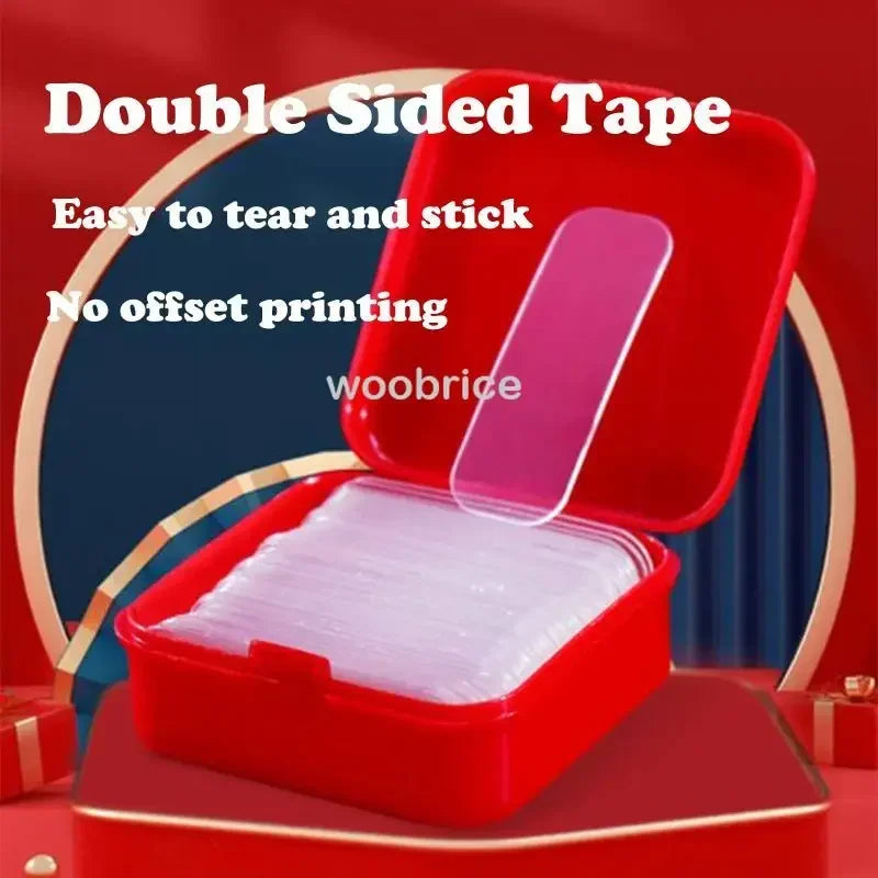Nano Double Sided Adhesive Tape - Reusable Waterproof Transparent Wall Mount Sticker with Strong Grip