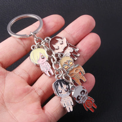 Anime Wings of Liberty Keychain – Scouting Legion Cosplay Pendant Keyring for Backpack Jewelry Gift for Women & Men