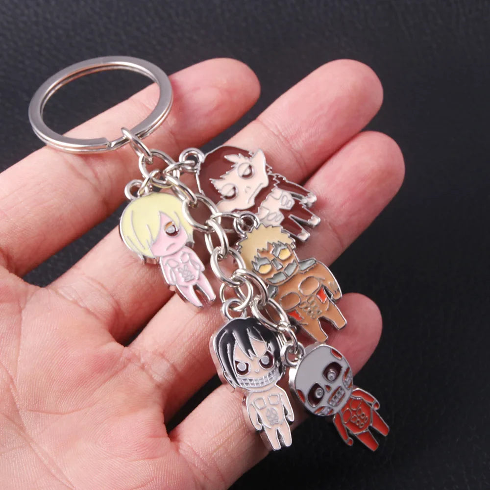 Anime Wings of Liberty Scouting Legion Keychain – Cosplay Alloy Pendant Keyring for Backpack, Men & Women Fan Gift
