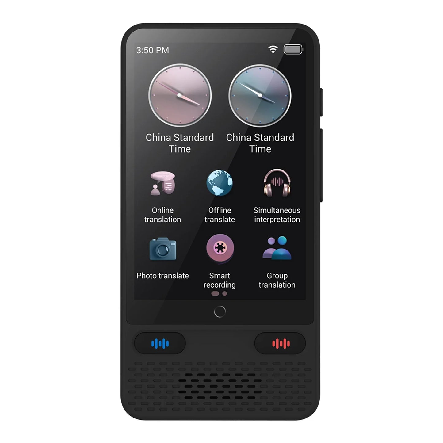 Portable S85 Language Translator Device – 138 Languages, Voice & Video Recording, Offline Translation Support
