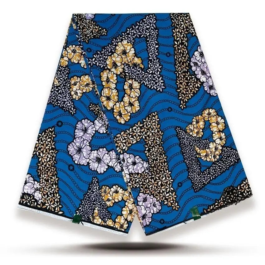 High Quality African Wax Print Fabric - 100% Cotton Soft Ankara Real Wax Fashion Material