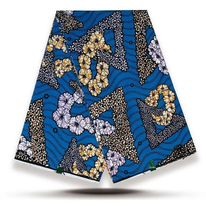 High Quality African Wax Print Fabric - 100% Cotton Soft Ankara Real Wax Fashion Material