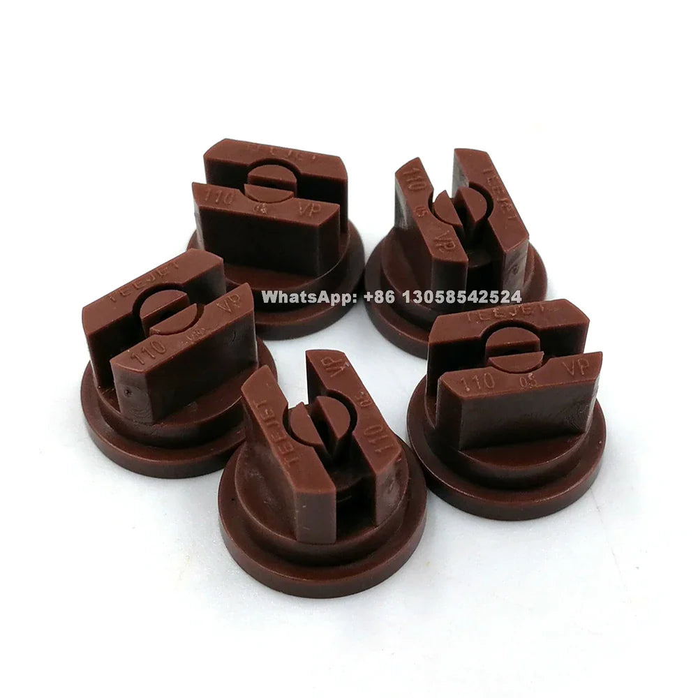 5-Piece 110° Fan-Shaped Spray Nozzles - Agricultural Boom Sprayer Tips for Plant Protection