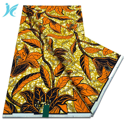 African Real Wax Print Fabric - 100% Cotton Ankara Sewing Material Wholesale Quality