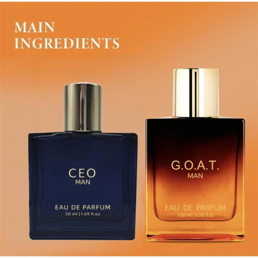 Classic High-End Men’s Perfume — Long-Lasting Eau De Parfum with Sandalwood & Vanilla, Fresh Captivating Scent for Couples & Dates