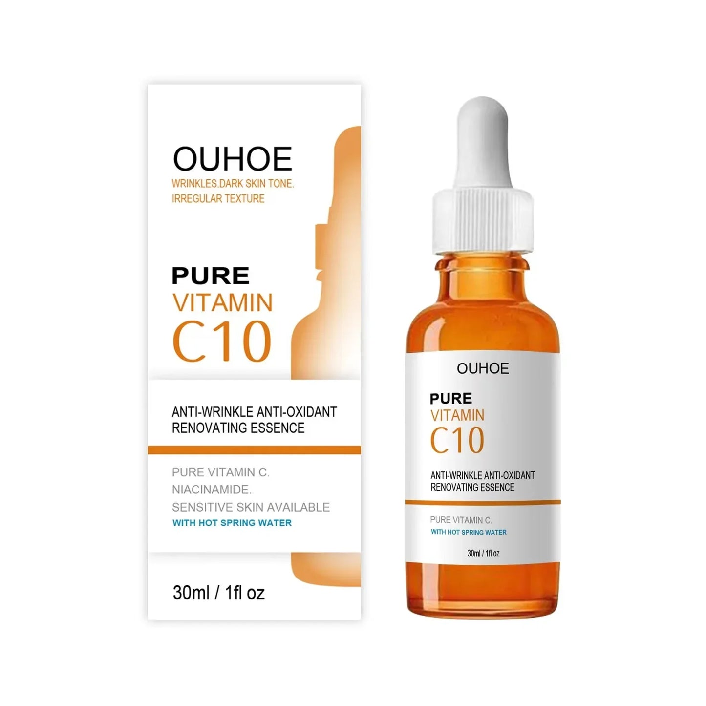 Vitamin C Wrinkle Remover Face Serum – Lifting, Firming & Anti-Aging Essence for Brightening & Nourishing Skin